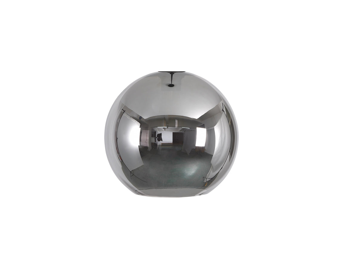 Artdelight Marino - Los glas voor plafondlamp - Ø30 cm - Titan