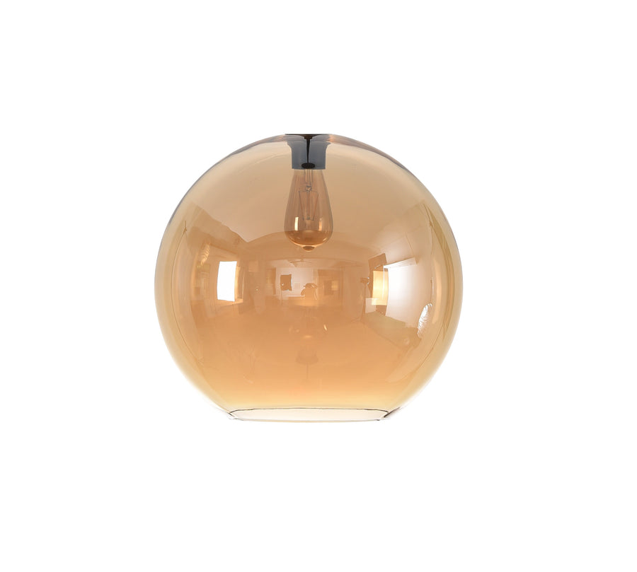 Artdelight Marino - Los glas voor plafondlamp - Ø40 cm - Amber