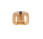 ArtDelight Preston – los glas plafondlamp Ø28 cm – Kies kleur Amber