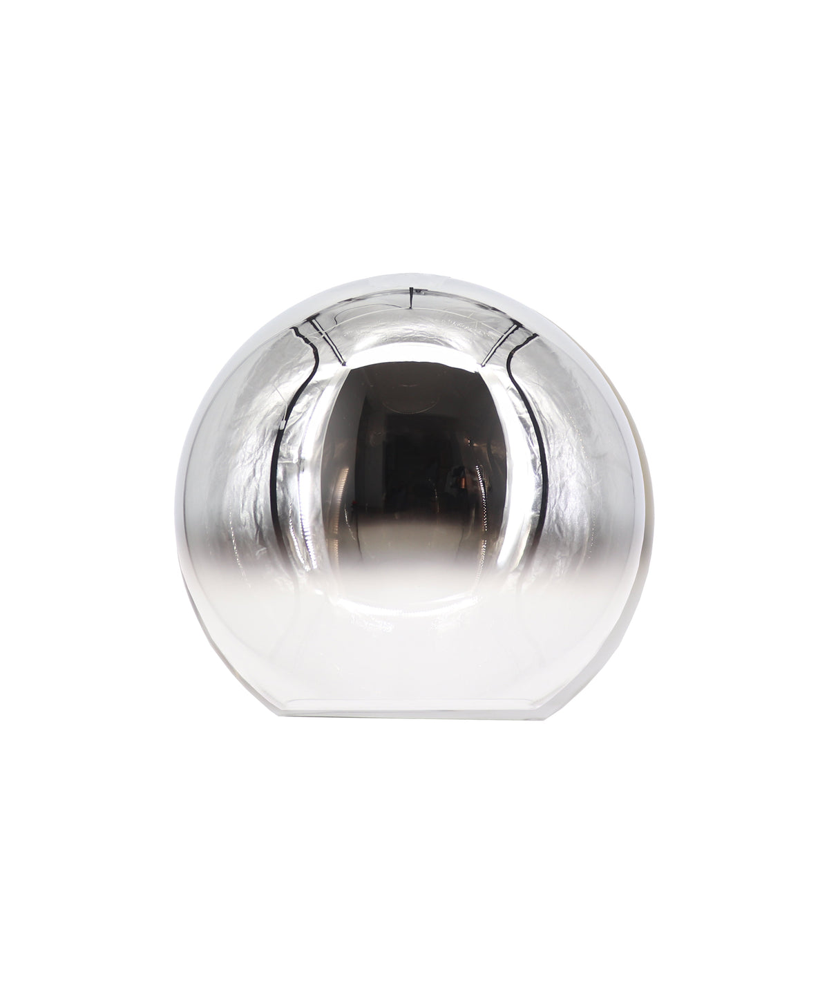 Artdelight Rosario - Los glas voor plafondlamp - Ø30 cm - Titan/helder