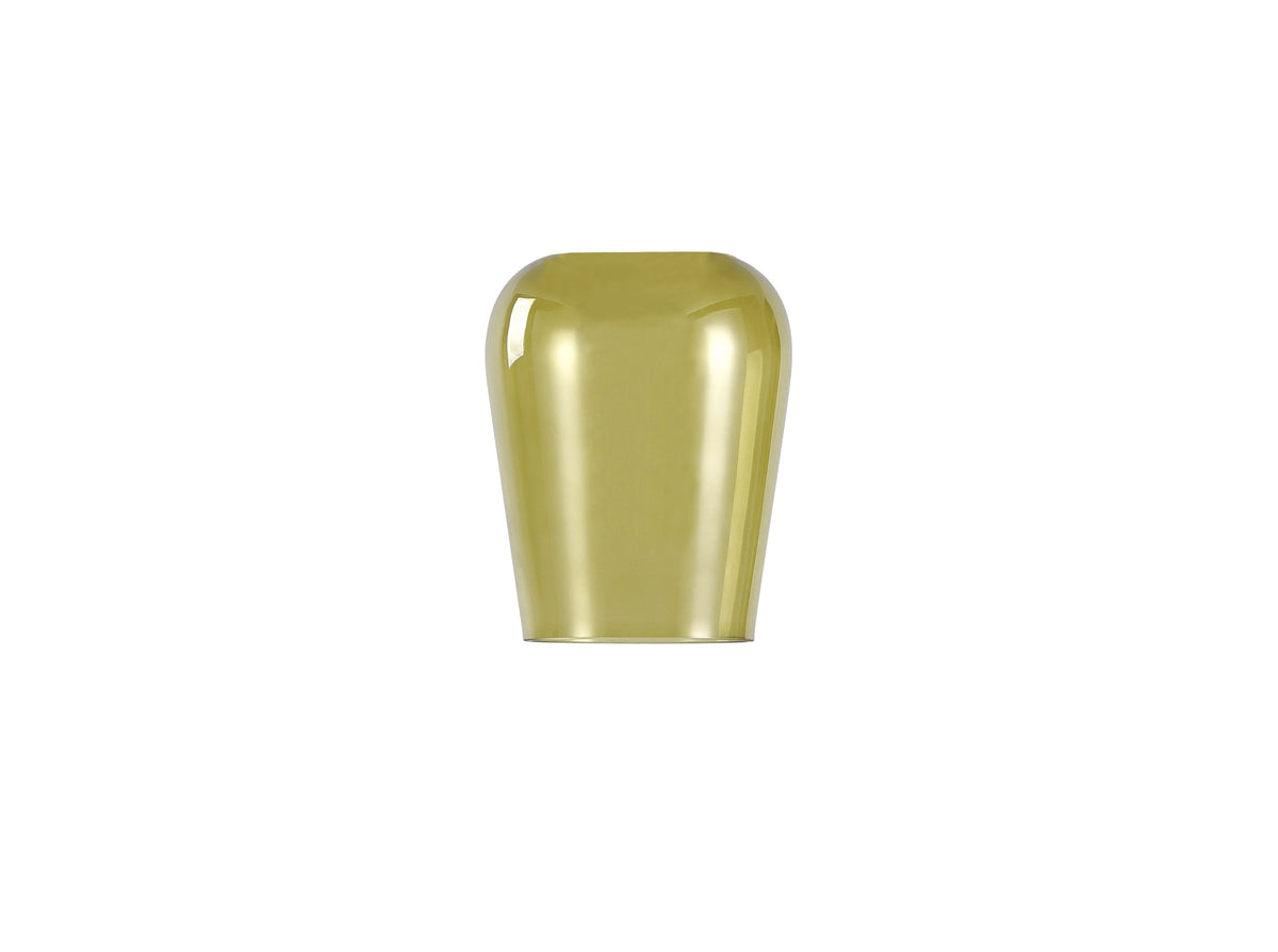 Artdelight Tombo - Los glas voor plafondlamp - Ø12,5 cm - Lichtgroen