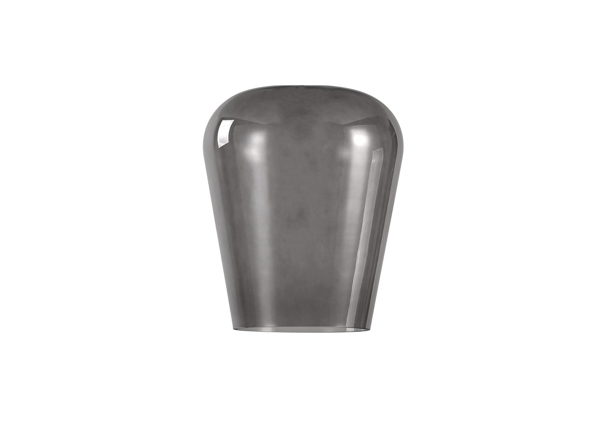 Artdelight Tombo - Los glas voor hanglamp - Ø23 cm - Grijs