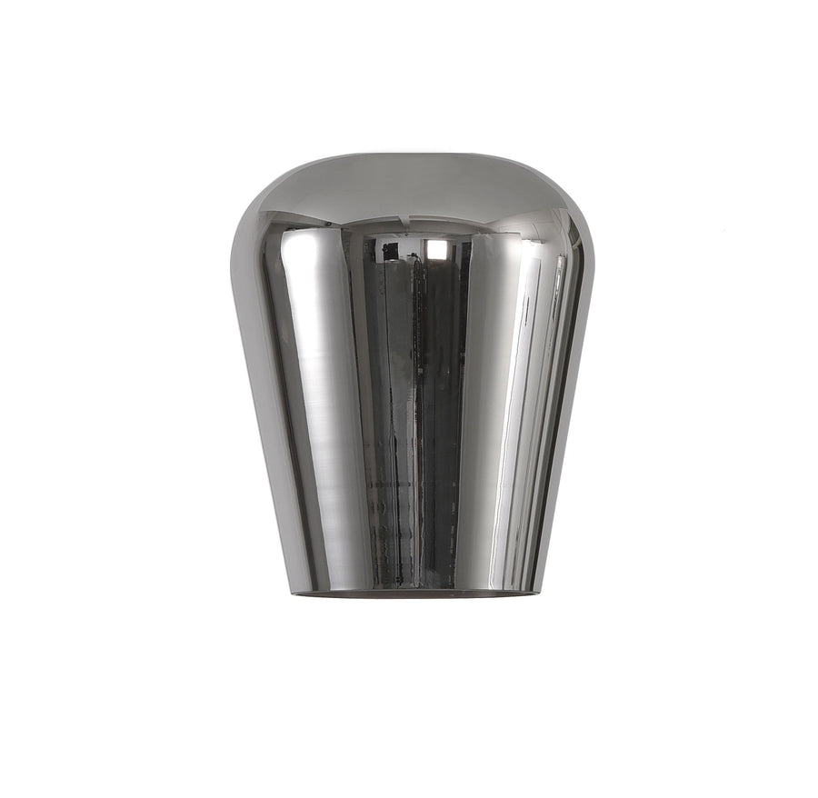 Artdelight Tombo - Los glas voor plafondlamp - Ø23 cm - Titan