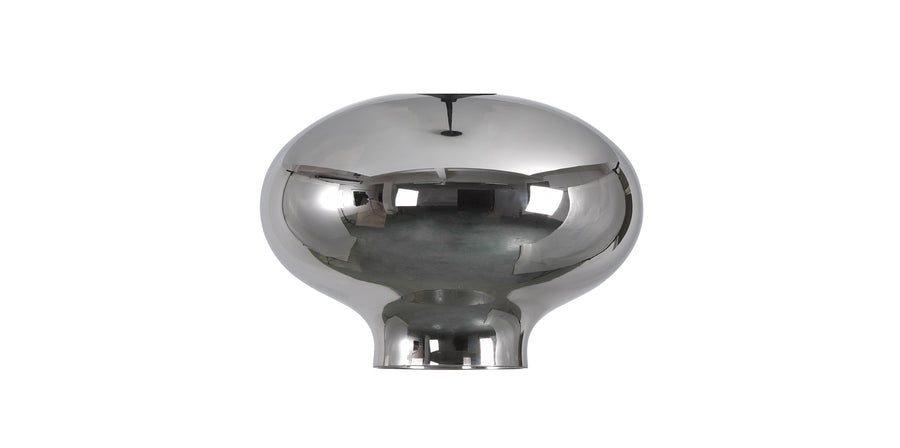 Artdelight Toronto - Los glas voor hanglamp - Ø26,5 cm - Titan