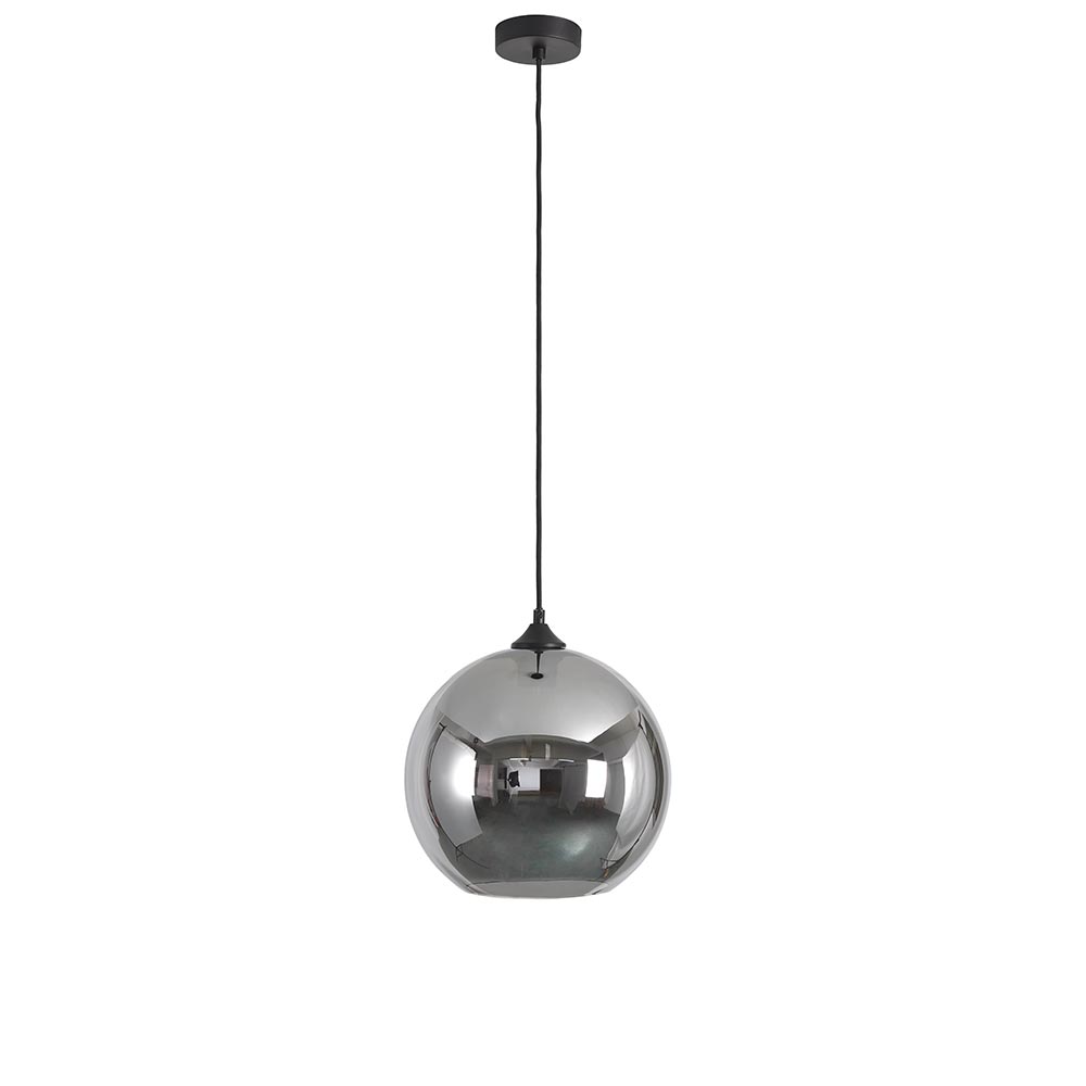 Artdelight Marino - Hanglamp - Dimbaar - Ø30cm - E27 - Modern - Titan glas