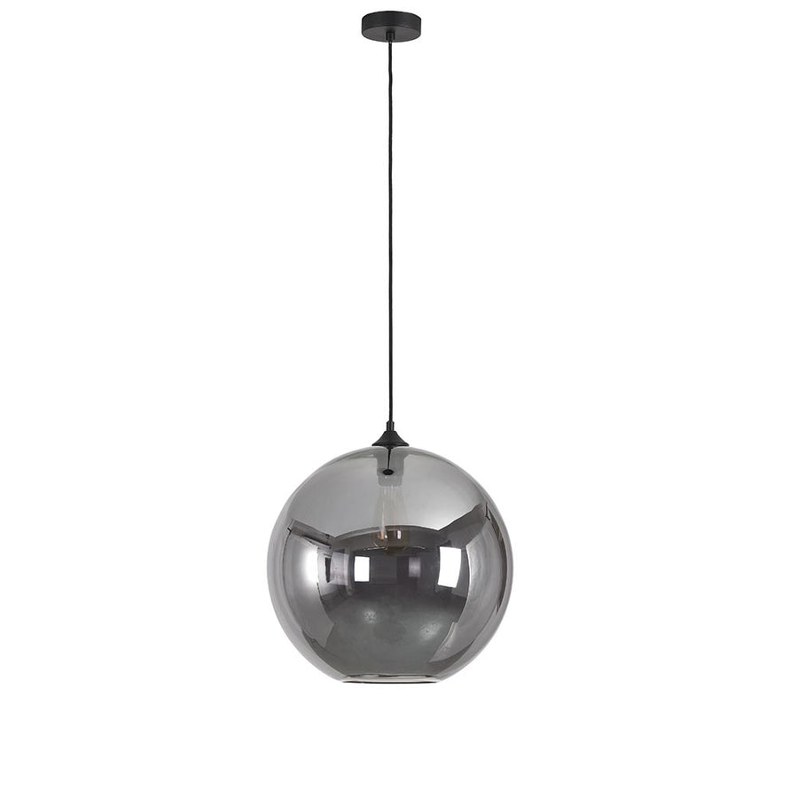 Artdelight Marino - Hanglamp - Dimbaar - Ø40cm - E27 - Modern - Titan glas