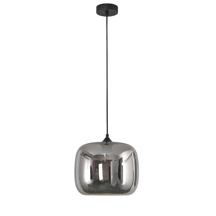 Artdelight Preston - Hanglamp - Dimbaar - Ø28cm - E27 - Modern - Titan glas