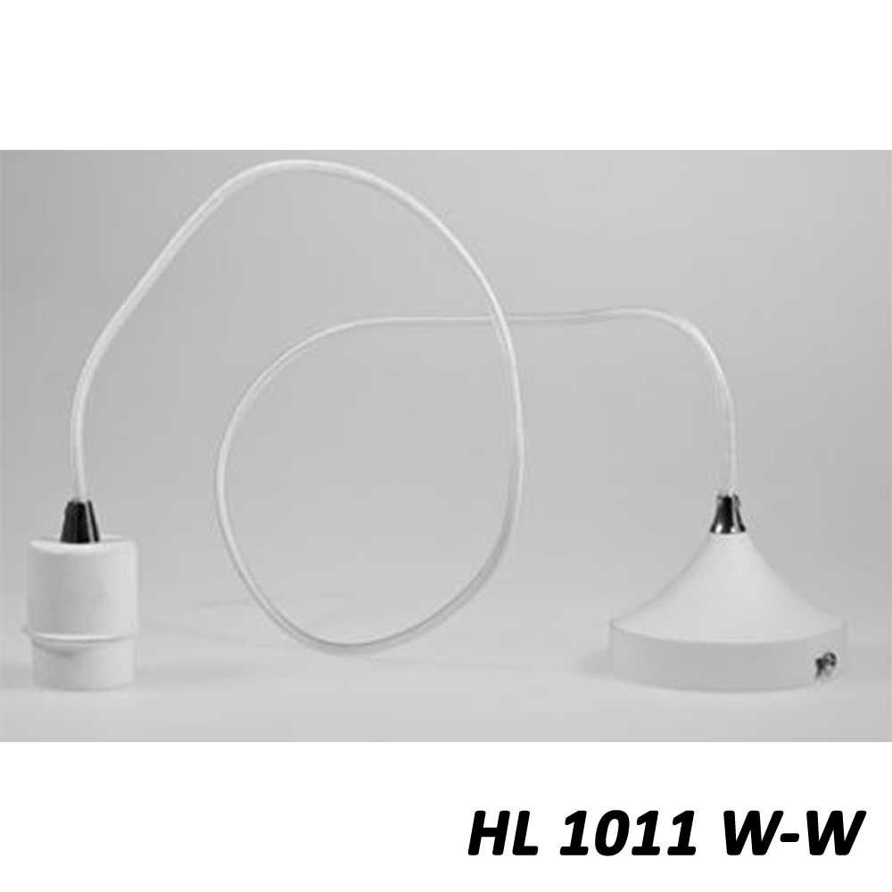 Artdelight Iron - Hanglamp - Dimbaar - L1,2m - E27 - Modern - Wit