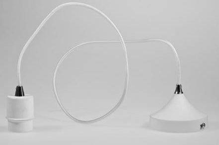 Artdelight Iron - Hanglamp - Dimbaar - L1,2m - E27 - Modern - Wit