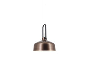 Artdelight Mendoza - Hanglamp - Dimbaar - Ø37,5cm - E27 - Modern - Brons/Zwart