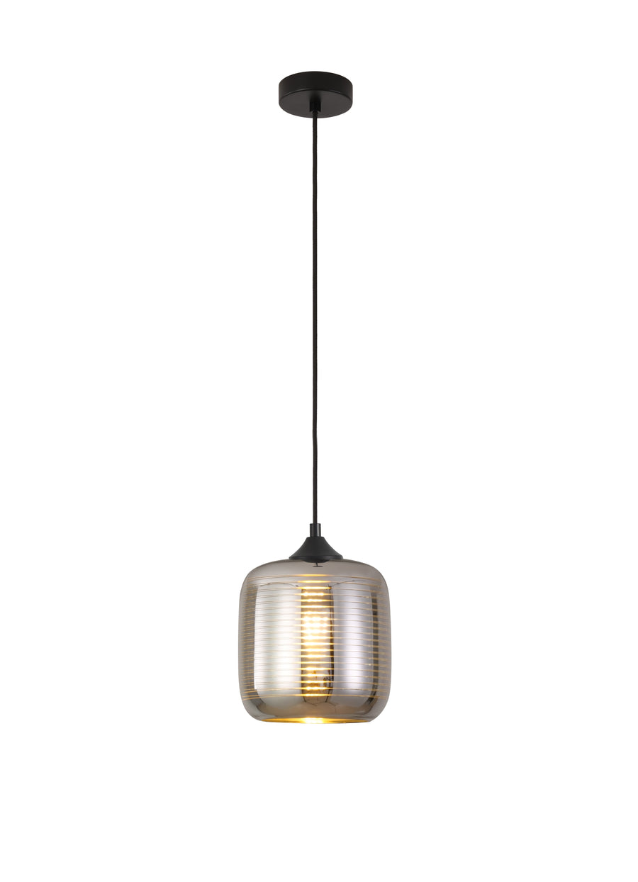 Artdelight Apollo - Hanglamp - Dimbaar - Ø20cm - E27 - Modern - Titan/Goud