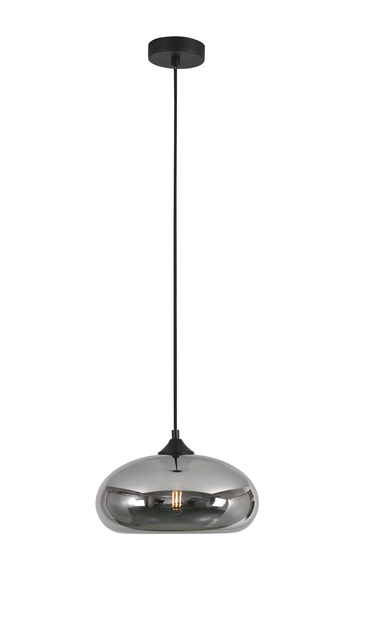 Artdelight Paradise - Hanglamp - Dimbaar - E27 - Modern - Titan glas