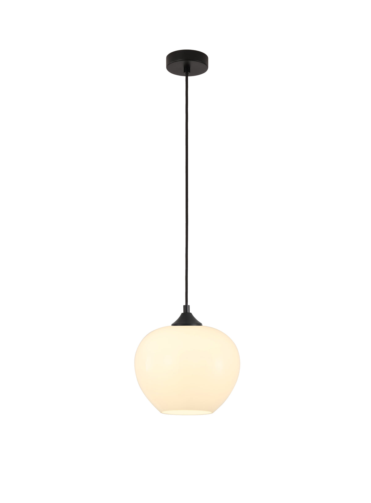 Artdelight Windsor - Hanglamp - Dimbaar - Ø24cm - E27 - Modern - Wit