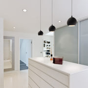 COPA voor 1f. stroomrail zwart glas van Rendl Light Studio