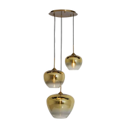 Hanglamp Mayson 3 L Smoke - Light & Living
