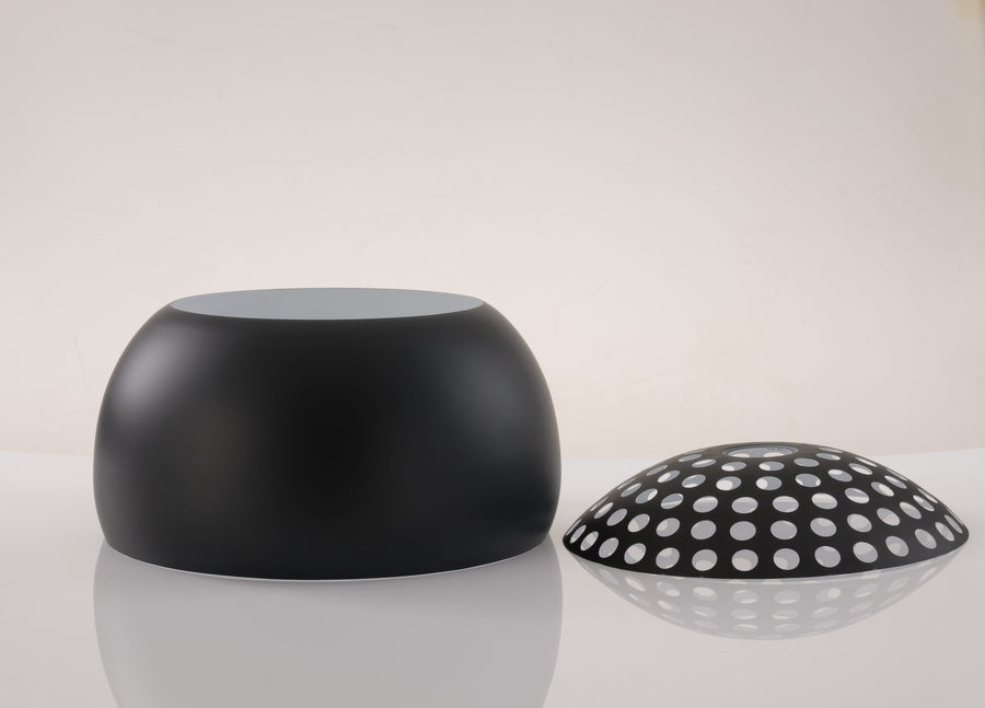 Losse zwarte kap voor booglamp BOGOTA – Ø33 cm