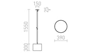 Plafondlamp Madison – Verstelbare Design Lamp met Stoffen Kap