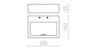 Wandlamp Neman – moderne designlamp met indirect licht