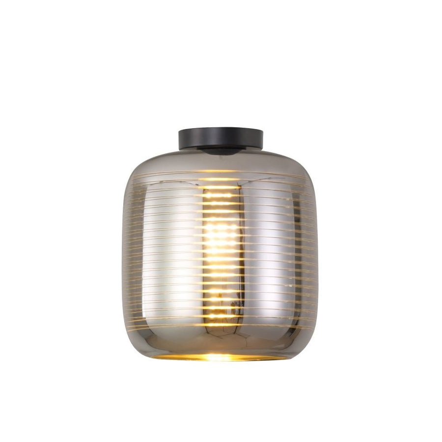 Artdelight Apollo - Plafonnière/Plafondlamp - Dimbaar - Ø20cm - E27 - Modern - Titan/Goud