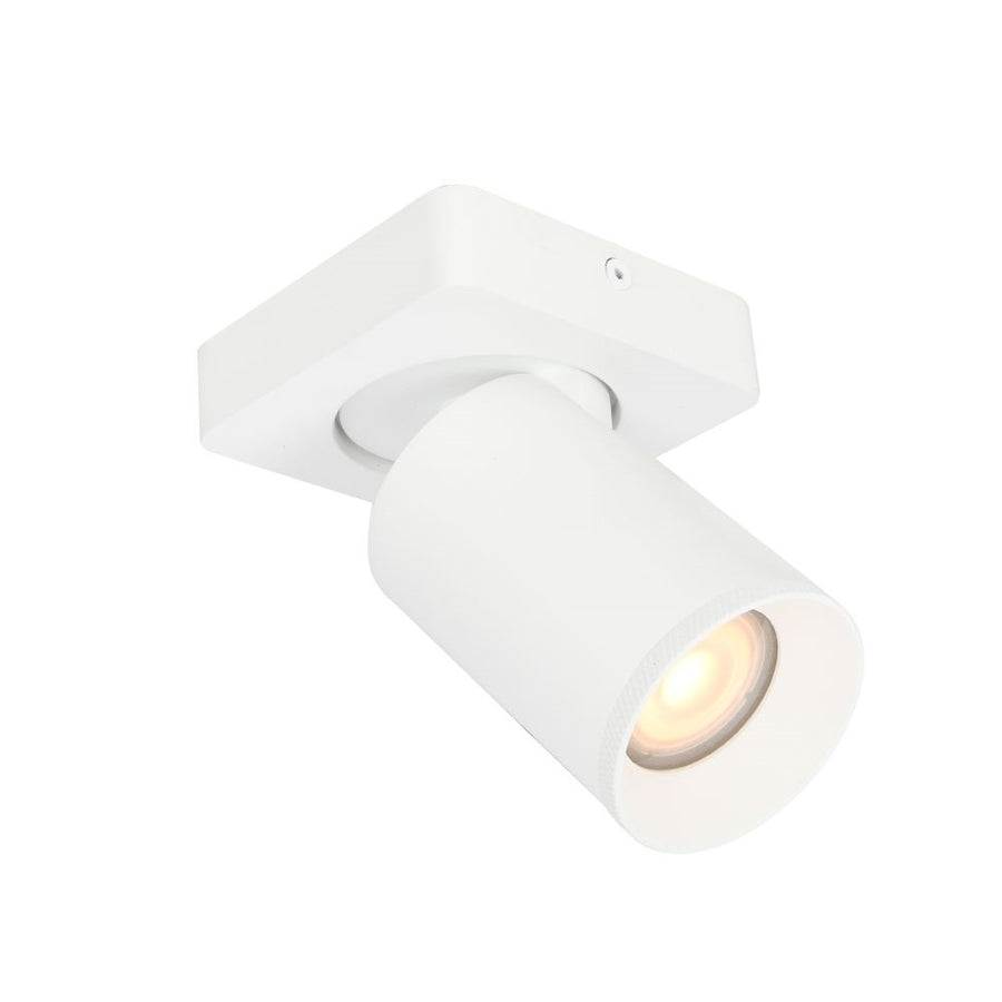 Artdelight Mega - Opbouwspot/Plafondspot - Dimbaar - IP54 Binnen/Badkamer - 1-lichts - GU10 - Modern – Kies kleur