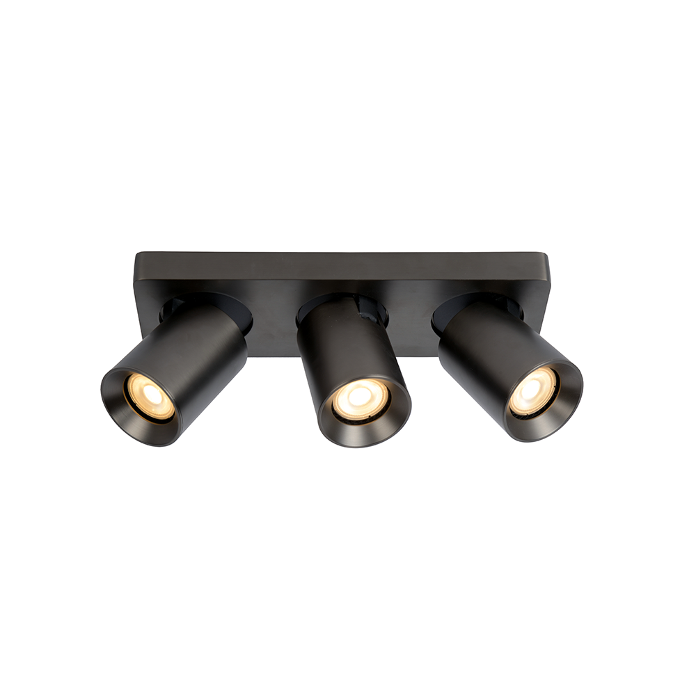 Artdelight Megano - Opbouwspot/Plafondspot - Dimbaar - 3-lichts - GU10 - Rechthoekig - Modern – Kies kleur