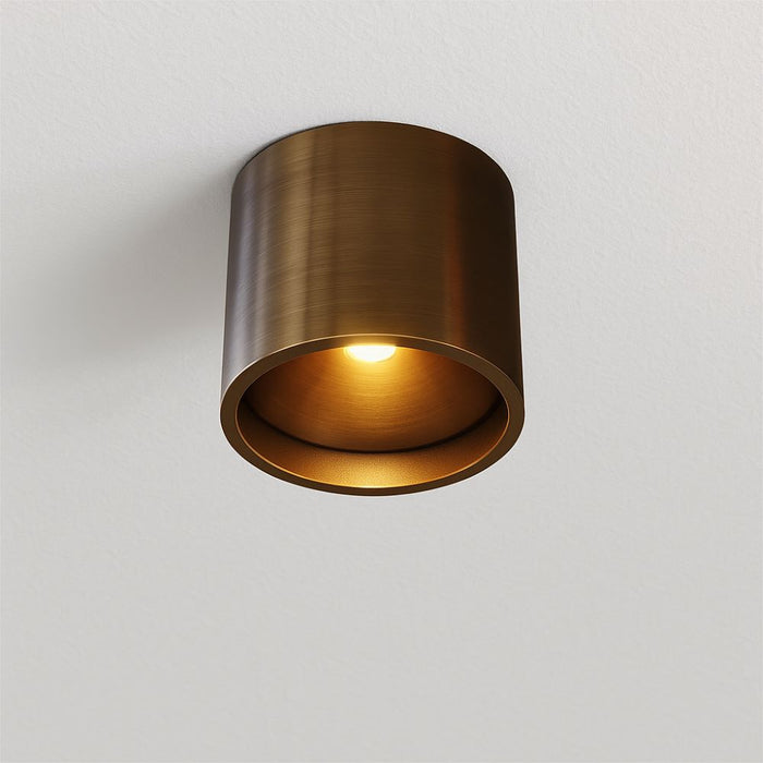 Artdelight Orleans - Opbouwspot/Plafondspot - LED Dimbaar Dim-to-Warm - 7W 1800/3000K - Design - Antiek brons