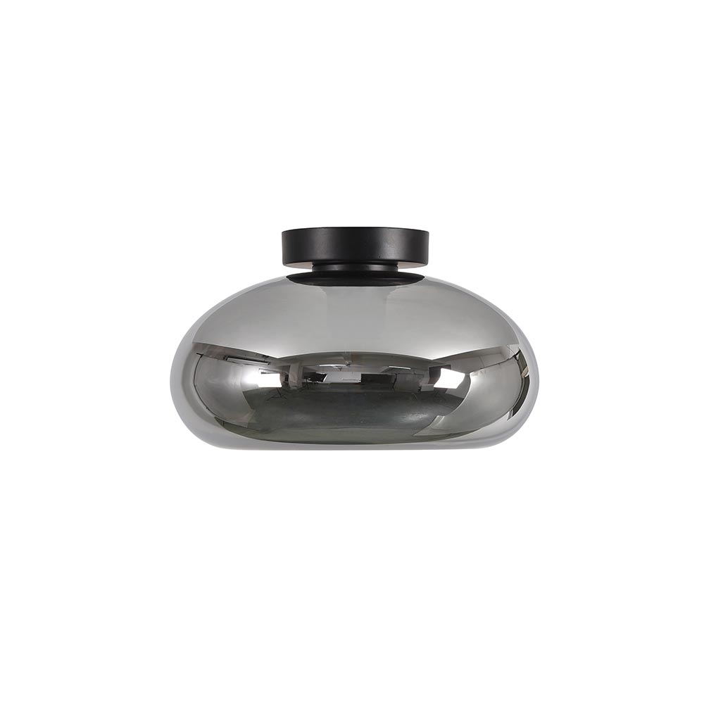Artdelight Paradise - Plafonnière/Plafondlamp - Dimbaar - E27 - Modern - Titan glas