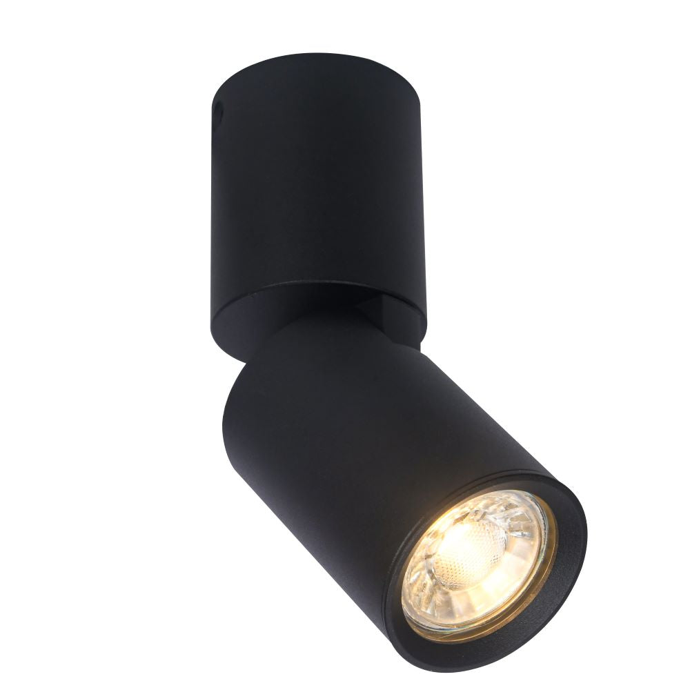 Parma opbouwspot Zwart