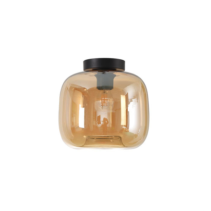 ArtDelight Preston – plafondlamp Ø24 cm E27 – Kies glaskleur