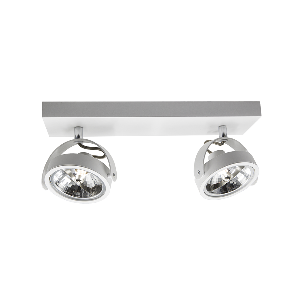 Artdelight Wajer - Opbouwspot/Plafondspot - Dimbaar - 2-lichts - G9 - Modern – Kies kleur