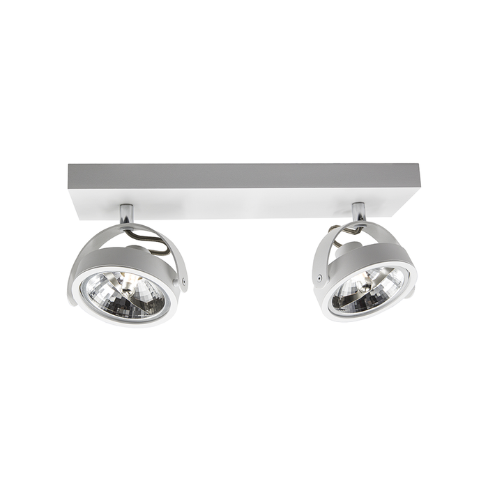 Artdelight Wajer - Opbouwspot/Plafondspot - Dimbaar - 2-lichts - G9 - Modern – Kies kleur