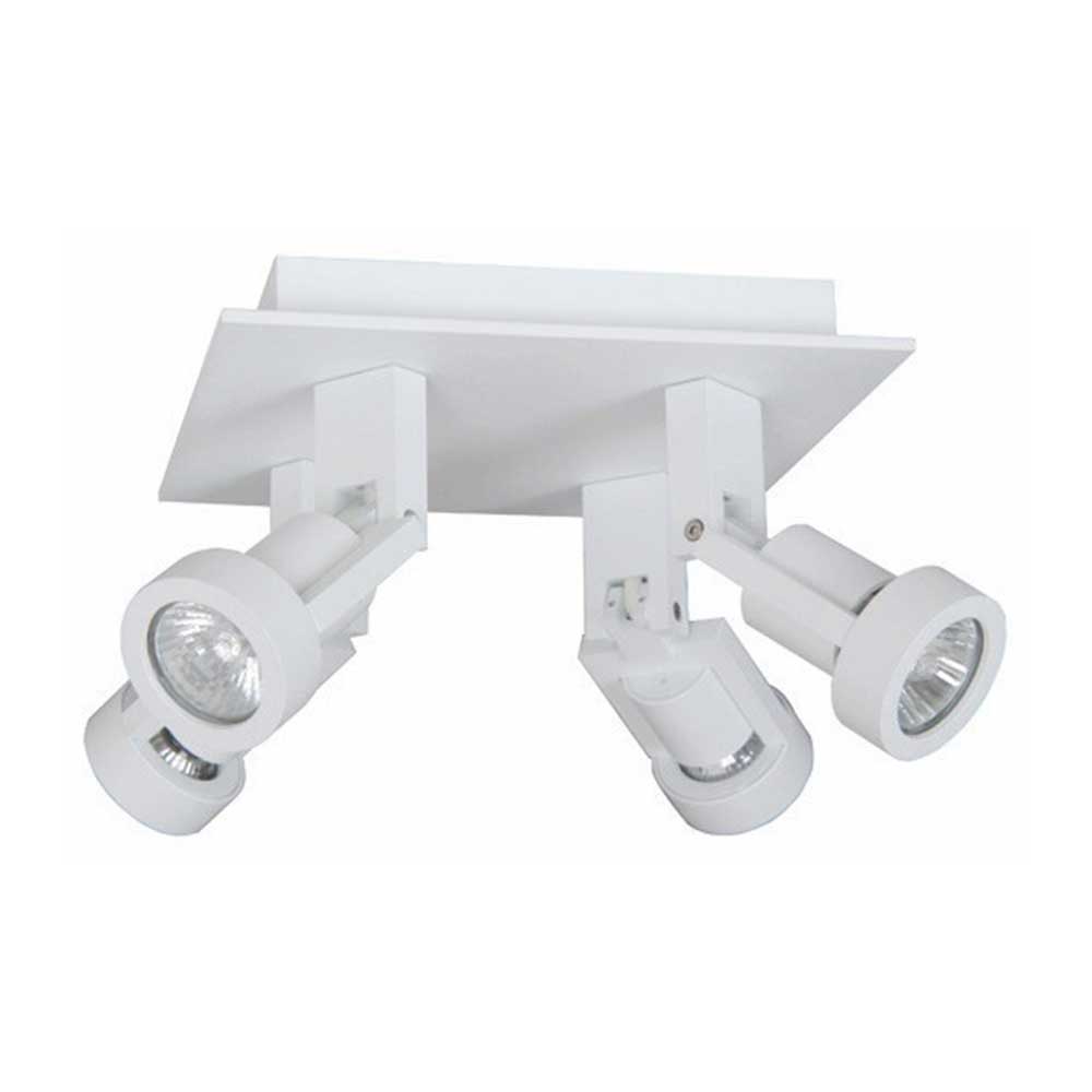 Artdelight Tech - Opbouwspot/Plafondspot - Dimbaar - 4-lichts - GU10 - Modern – Kies kleur