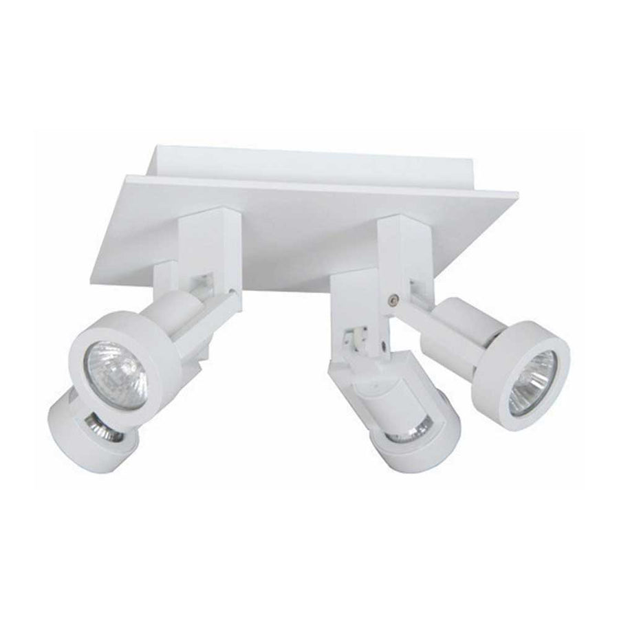 Artdelight Tech - Opbouwspot/Plafondspot - Dimbaar - 4-lichts - GU10 - Modern – Kies kleur