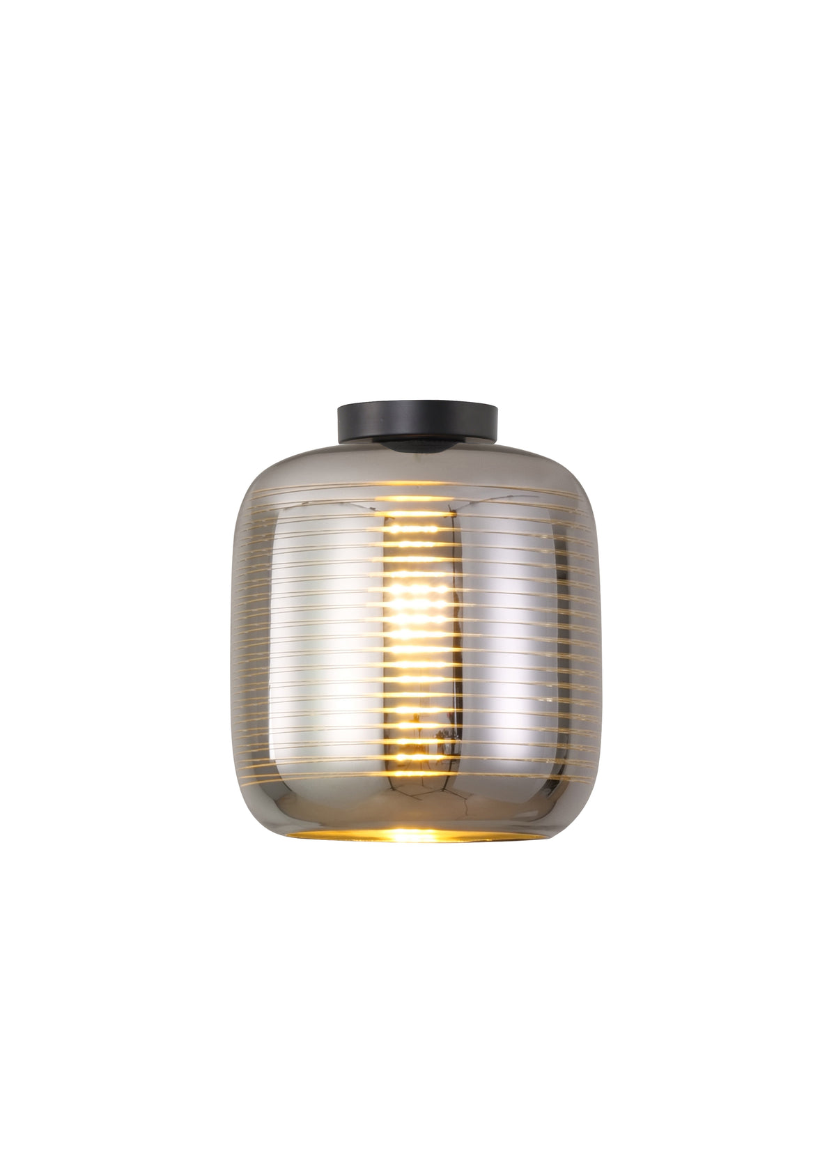 Artdelight Apollo - Plafonnière/Plafondlamp - Dimbaar - Ø20cm - E27 - Modern - Titan/Goud