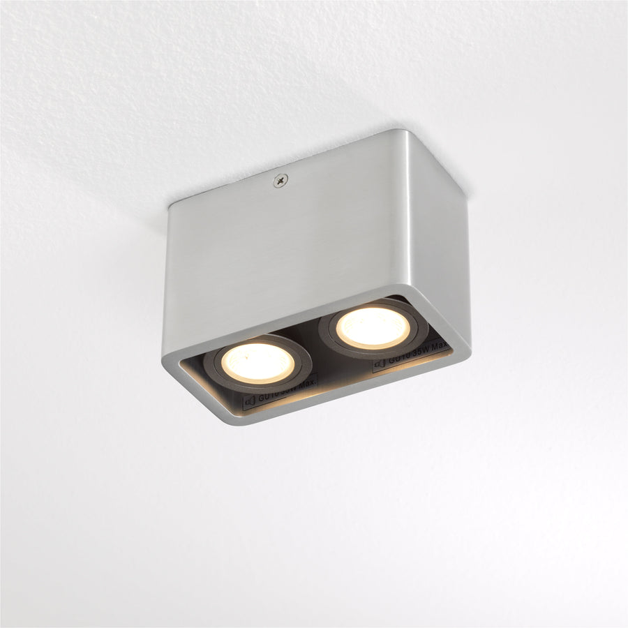 Bronx 2-lichts Aluminium