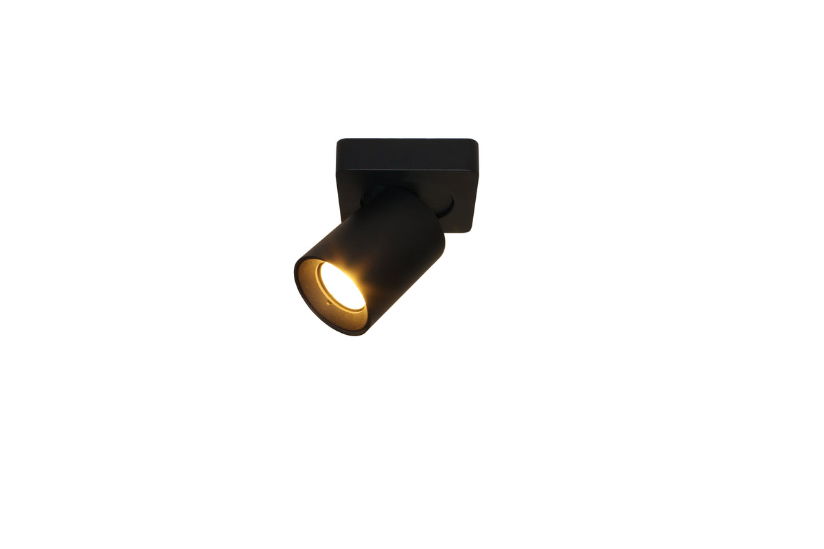 Artdelight Megano - Opbouwspot/Plafondspot - Dimbaar - 1-lichts - GU10 - Vierkant - Modern – Kies kleur