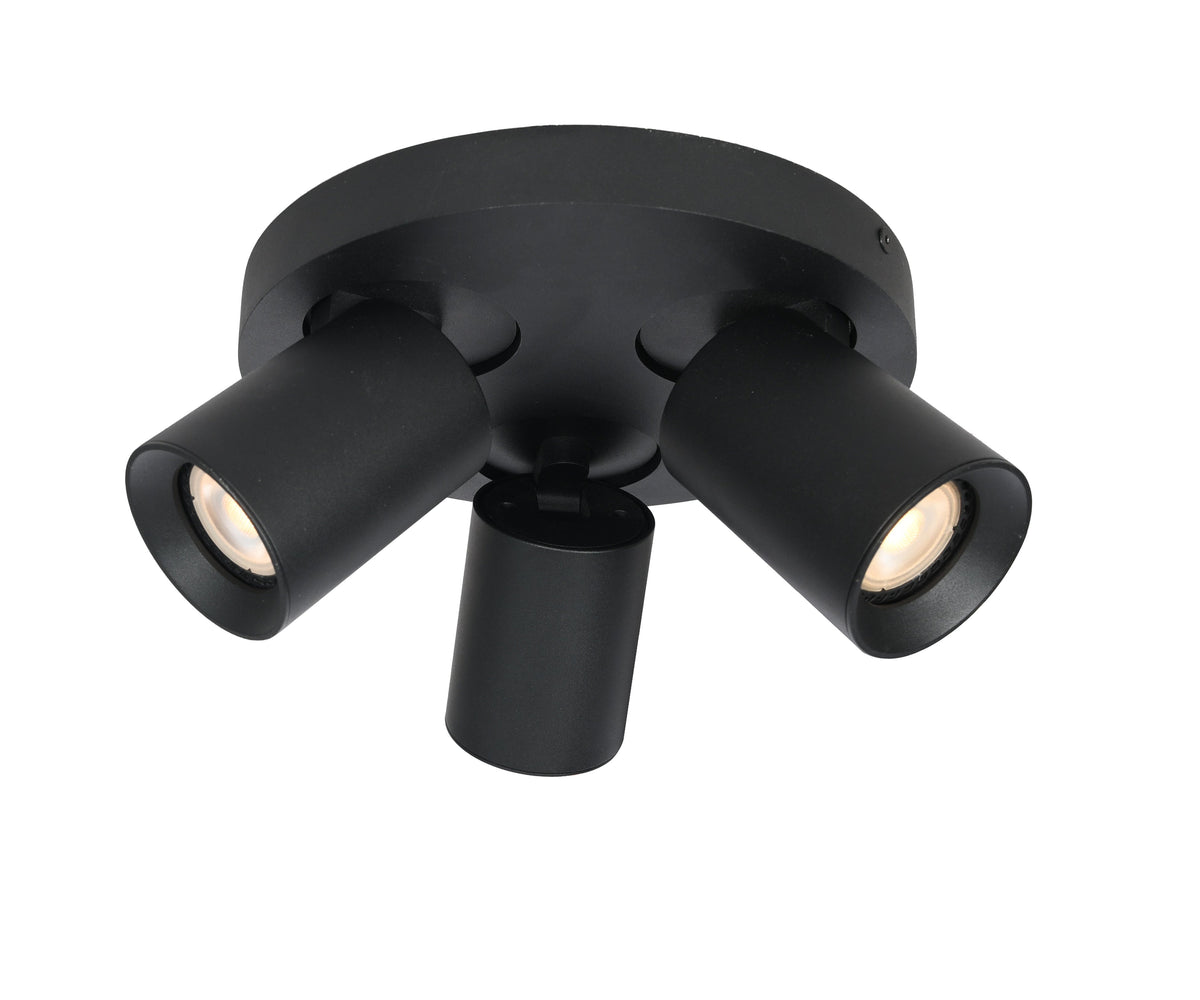 Artdelight Megano - Opbouwspot/Plafondspot - Dimbaar - 3-lichts - GU10 - Rond - Modern – Kies kleur