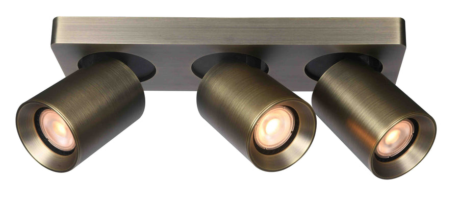 Artdelight Megano - Opbouwspot/Plafondspot - Dimbaar - 3-lichts - GU10 - Rechthoekig - Modern – Kies kleur