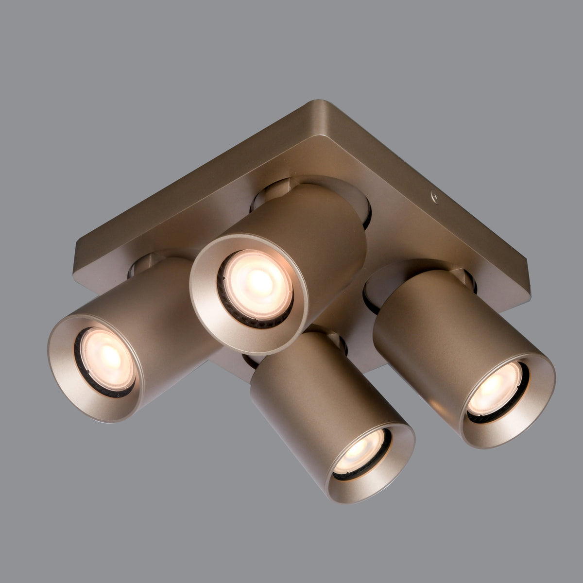 Artdelight Megano - Opbouwspot/Plafondspot - Dimbaar - 4-lichts - GU10 - Modern – Kies kleur