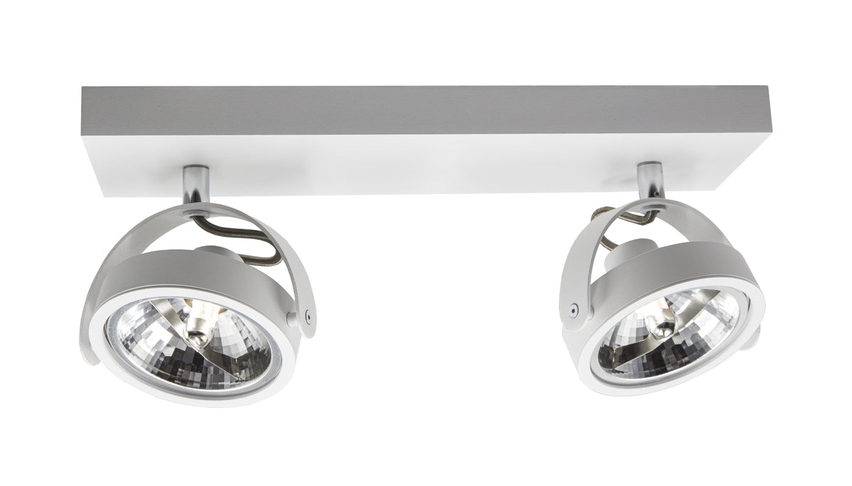 Artdelight Wajer - Opbouwspot/Plafondspot - Dimbaar - 2-lichts - G9 - Modern – Kies kleur