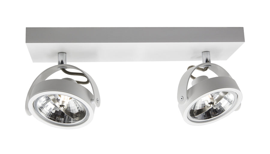 Artdelight Wajer - Opbouwspot/Plafondspot - Dimbaar - 2-lichts - G9 - Modern – Kies kleur