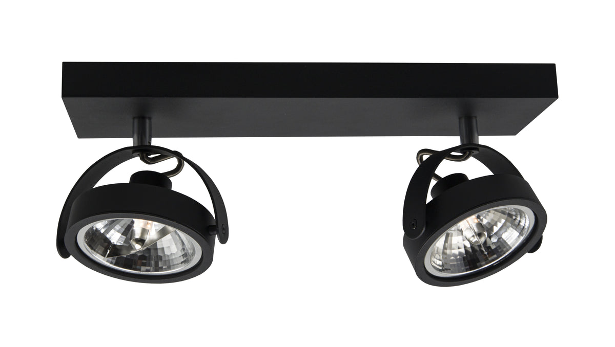 Artdelight Wajer - Opbouwspot/Plafondspot - Dimbaar - 2-lichts - G9 - Modern – Kies kleur