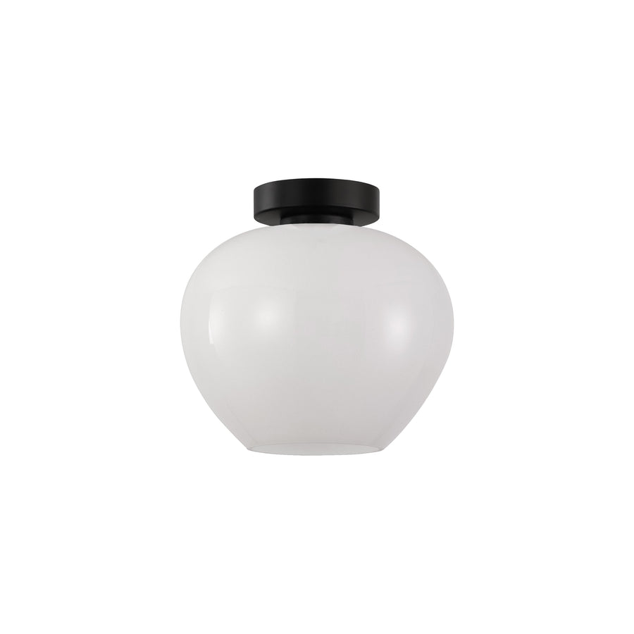 Artdelight Windsor - Plafonnière/Plafondlamp - Dimbaar - Ø24cm - E27 - Modern - Wit