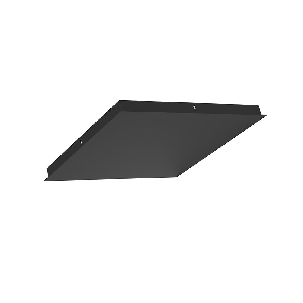 ArtDelight Plate – Plafondplaat 45×45 cm – Zonder gaten – Zwart