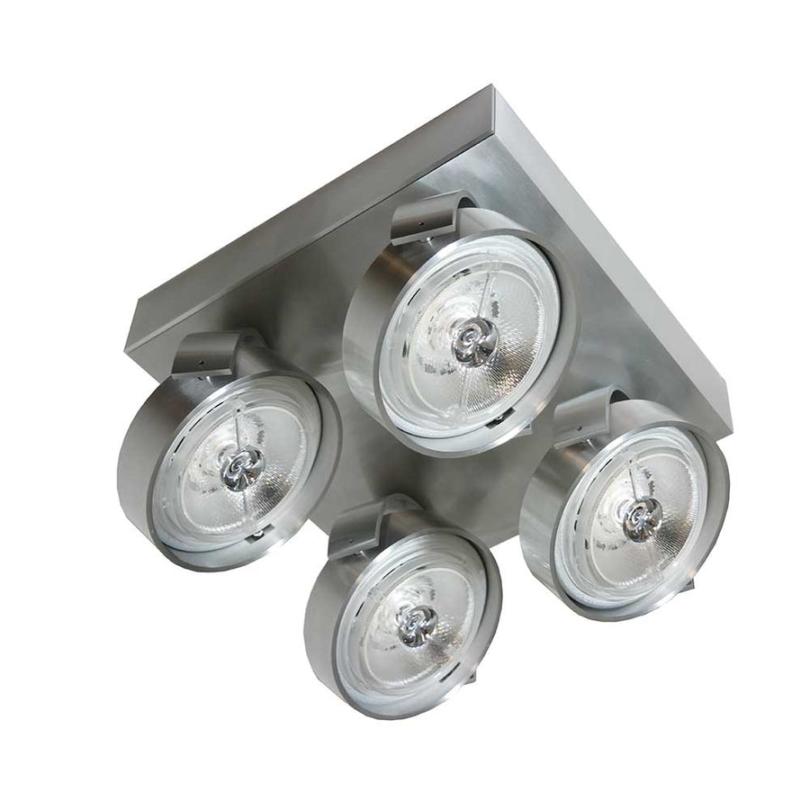 ArtDelight Dutchess – Opbouwspot 4-lichts AR111 Vierkant – Kies kleur