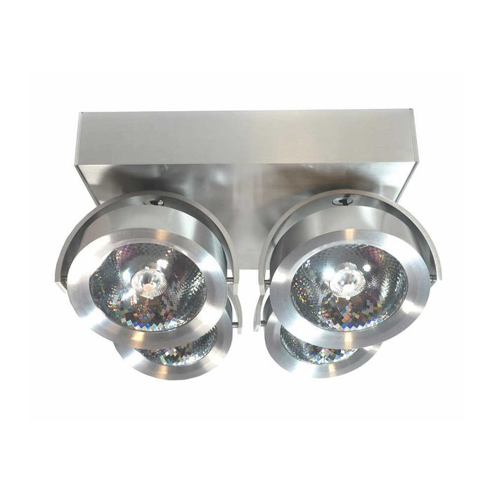 Artdelight Dutchess - Opbouwspot/Plafondspot - LED Dimbaar - 4-lichts - 4x13W 2700K - Vierkant - Design – Kies kleur