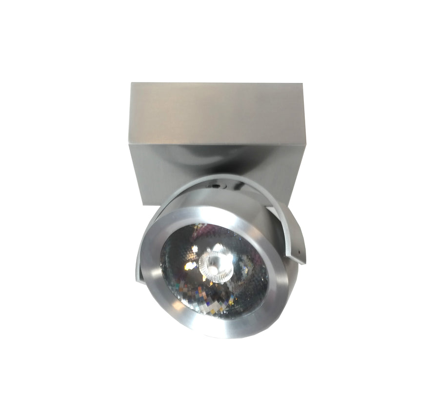 Artdelight Dutchess - Opbouwspot/Plafondspot - LED Dimbaar - 1-lichts - 1x13W 2700K - Vierkant - Design - Aluminium
