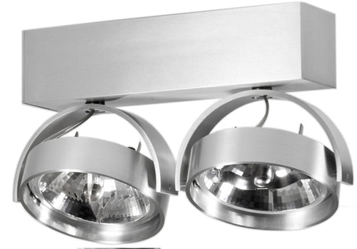 ArtDelight Dutchess – Opbouwspot 2-lichts AR111 – Kies kleur