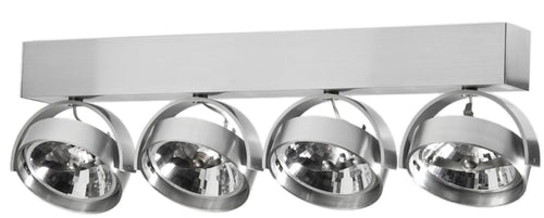 ArtDelight Dutchess – Opbouwspot 4-lichts AR111 – Kies kleur