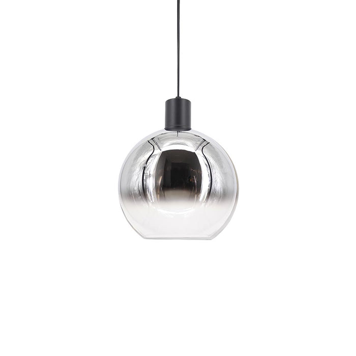 Artdelight Rosario - Hanglamp - Dimbaar - Ø20cm - E27 - Modern - Titan/Helder glas